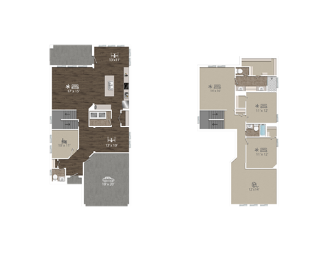 Cottages at the Realm The William Floor Plan